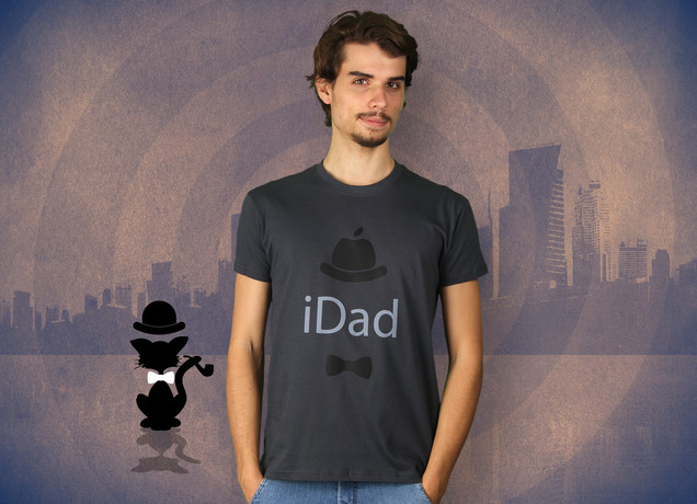 Herren T-Shirt iDad