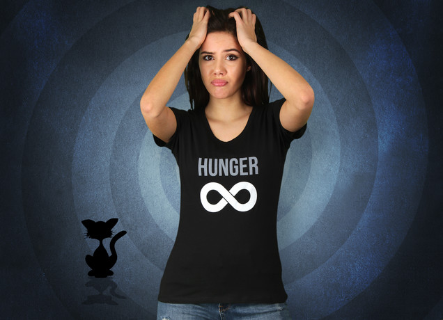 Damen T-Shirt Infinite Hunger