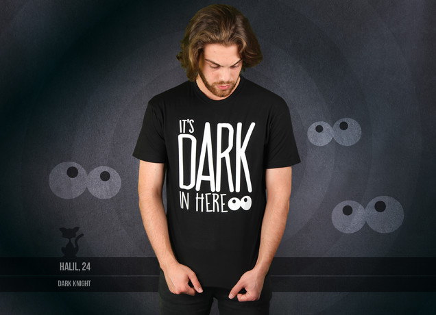 Herren T-Shirt It's Dark In Here