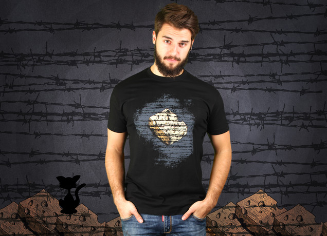 Herren T-Shirt Käseverteidiger