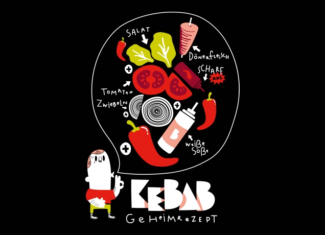 T-Shirt Kebab Geheimrezept