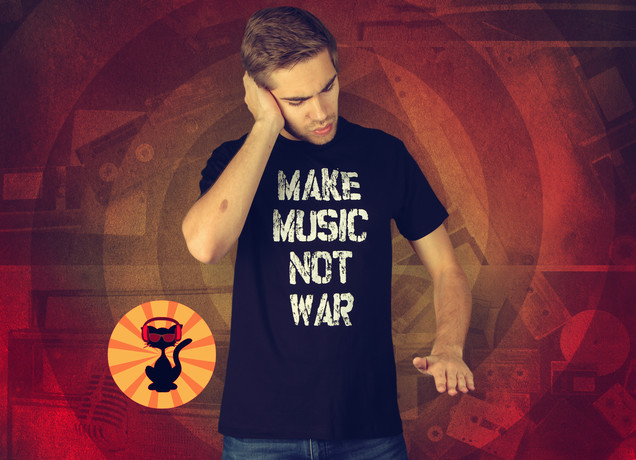 Make Music Not War T-Shirt