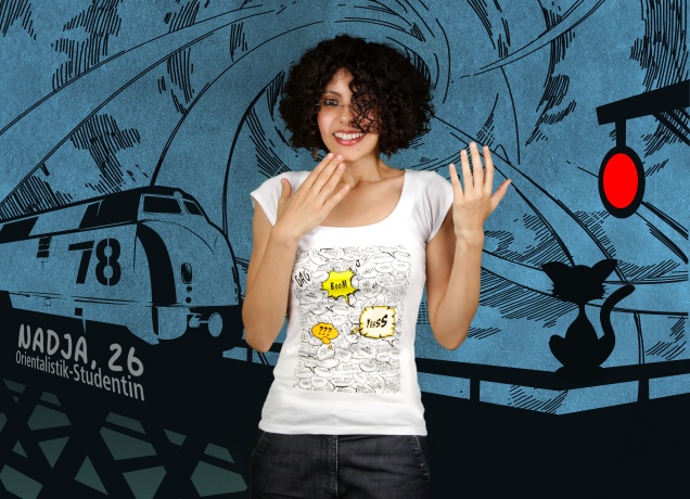 Damen T-Shirt My Best Comic Tee