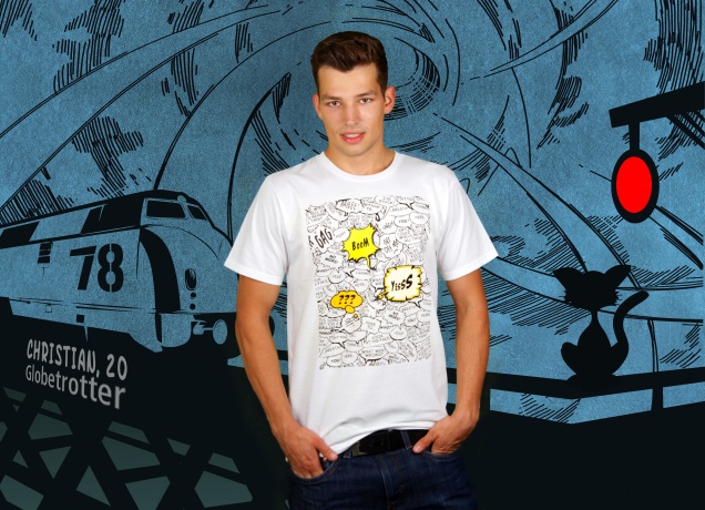 Herren T-Shirt My Best Comic Tee