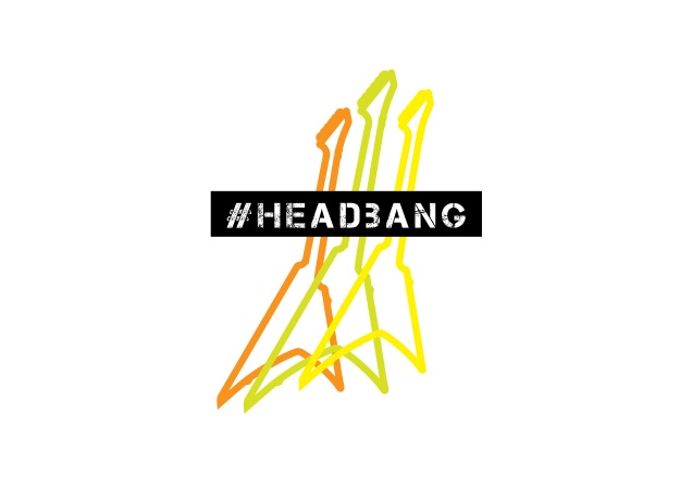 T-Shirt Neon Stratocaster #headbang 