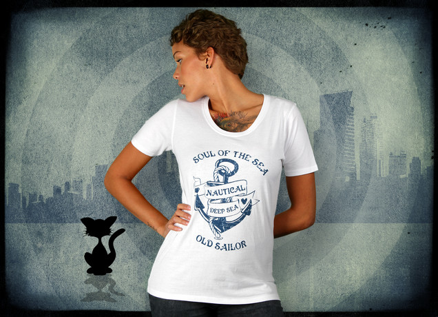 Damen T-Shirt Old Sailors T Shirt