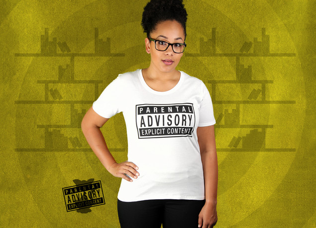 Damen T-Shirt Parental Advisory