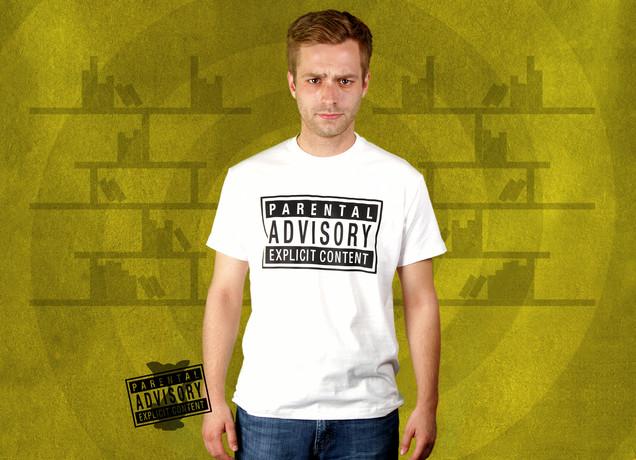 Herren T-Shirt Parental Advisory