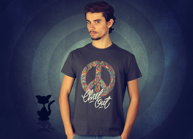 Herren T-Shirt Peace & Chillout