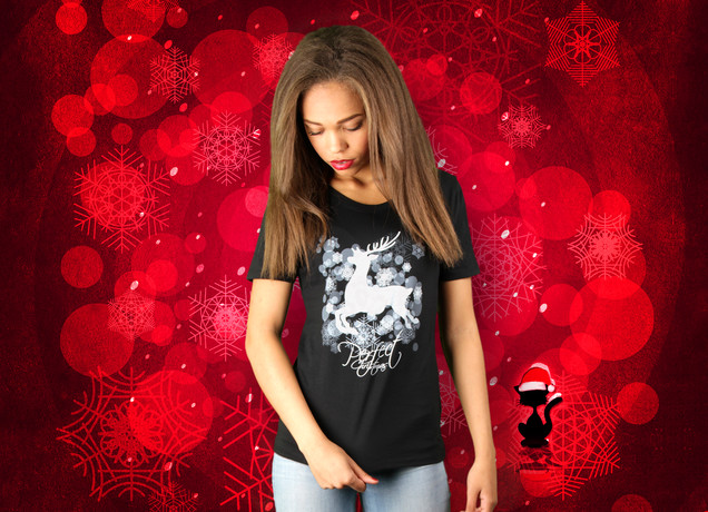 Damen T-Shirt Perfect Christmas