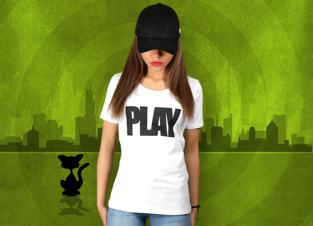 Damen T-Shirt Play