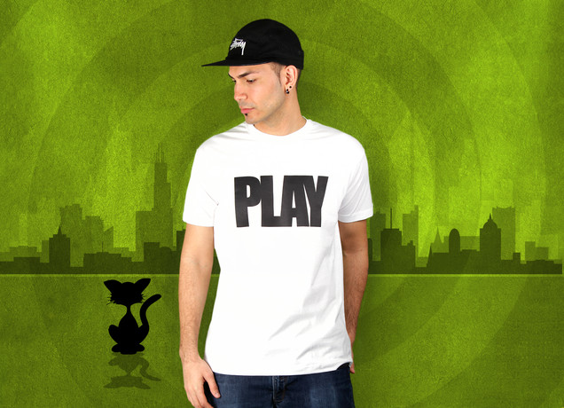 Herren T-Shirt Play