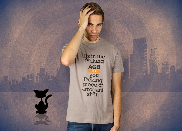 Herren T-Shirt Read The AGB