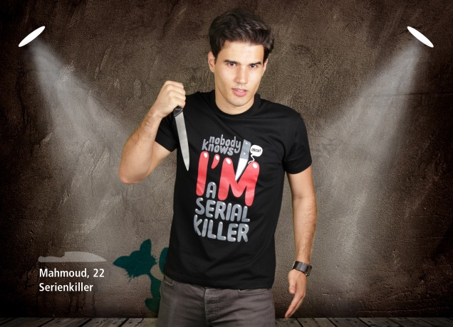 Herren T-Shirt Serienkiller