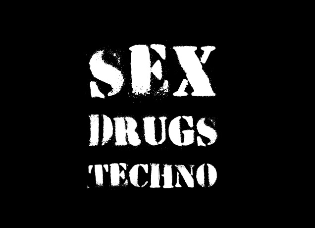 T-Shirt Sex Drugs Techno