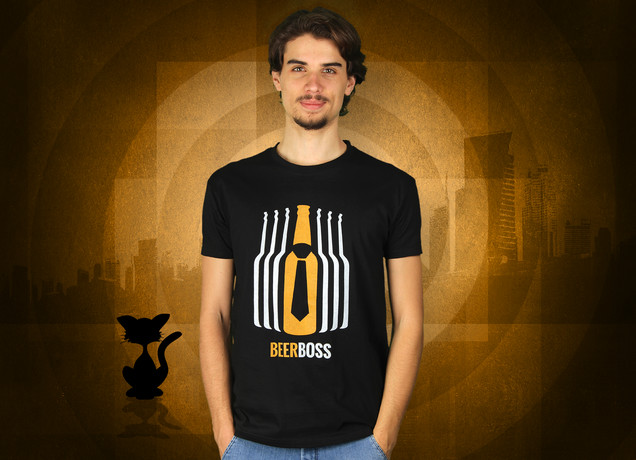 Herren T-Shirt The Beer Boss