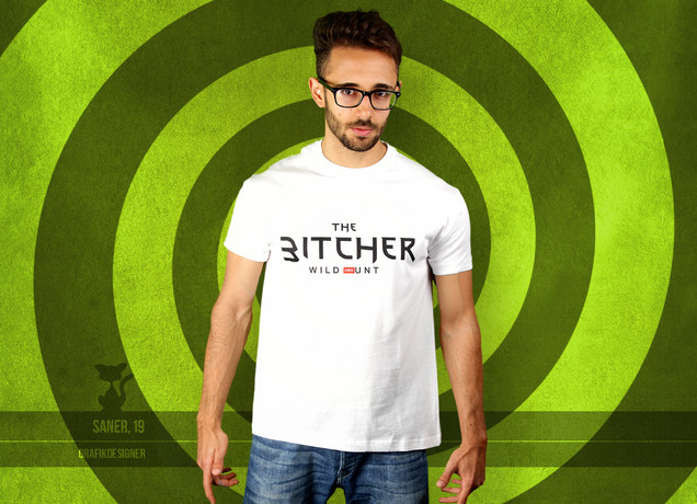 Herren T-Shirt The Bitcher - Wild OMGunt