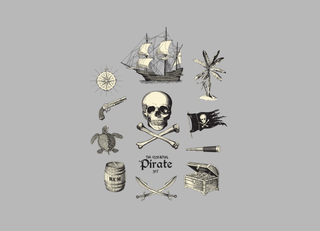 T-Shirt The Essential Pirate Set