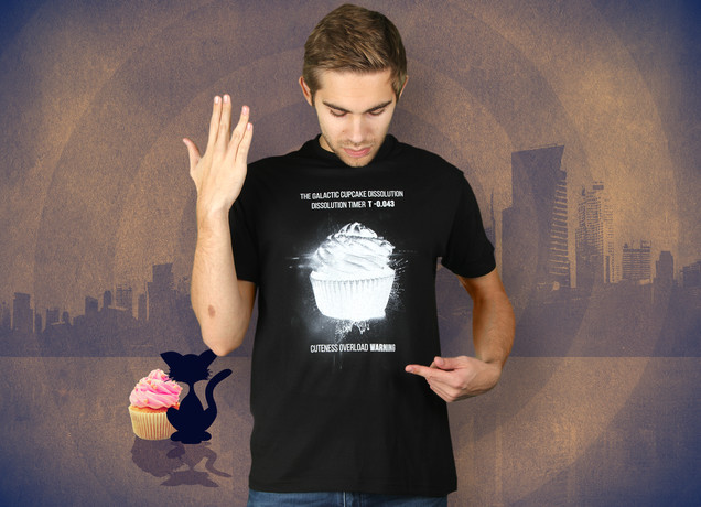 Herren T-Shirt The Galactic Cupcake Dissolution