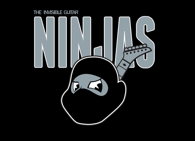 T-Shirt The Guitar Player Ninjas