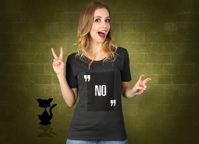 Damen T-Shirt The No Quote