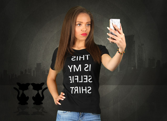 Damen T-Shirt This Is My Selfie Shirt