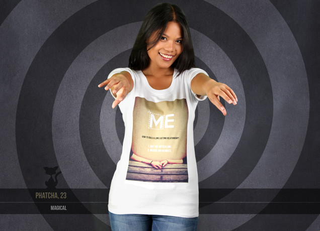 Damen T-Shirt Try WE instead ME