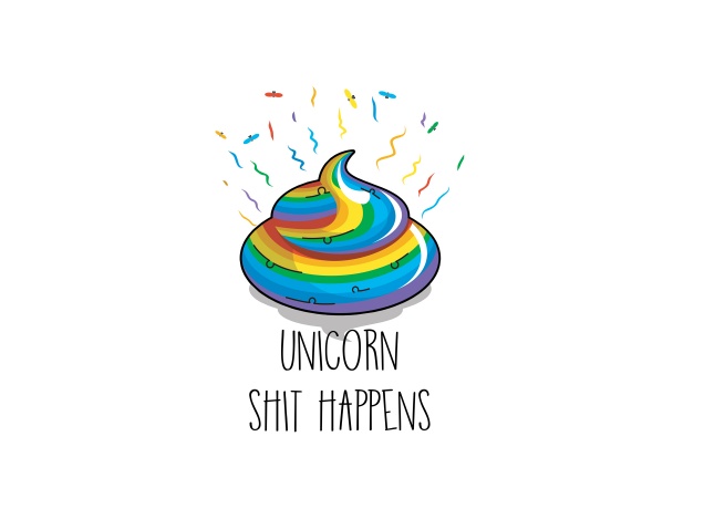 Design Unicorn Shit Happens