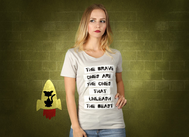 Damen T-Shirt Unleash The Beast