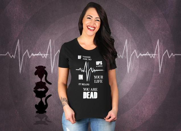 Damen T-Shirt Ups & Downs