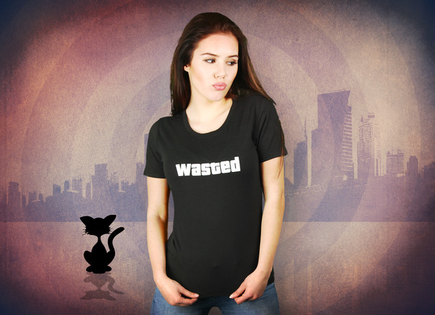 Damen T-Shirt Wasted