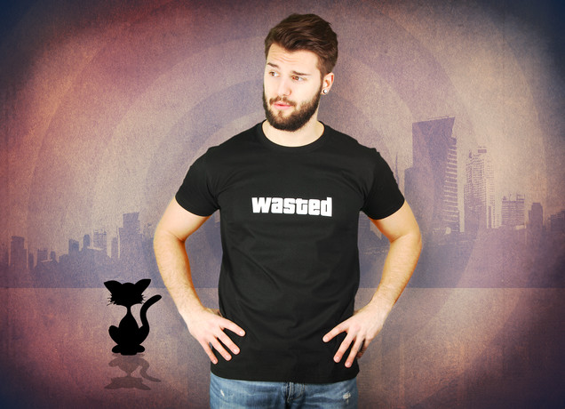 Herren T-Shirt Wasted