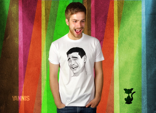 Herren T-Shirt Yao Ming Meme