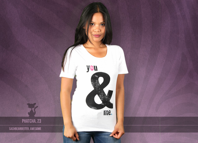 Damen T-Shirt You And Me